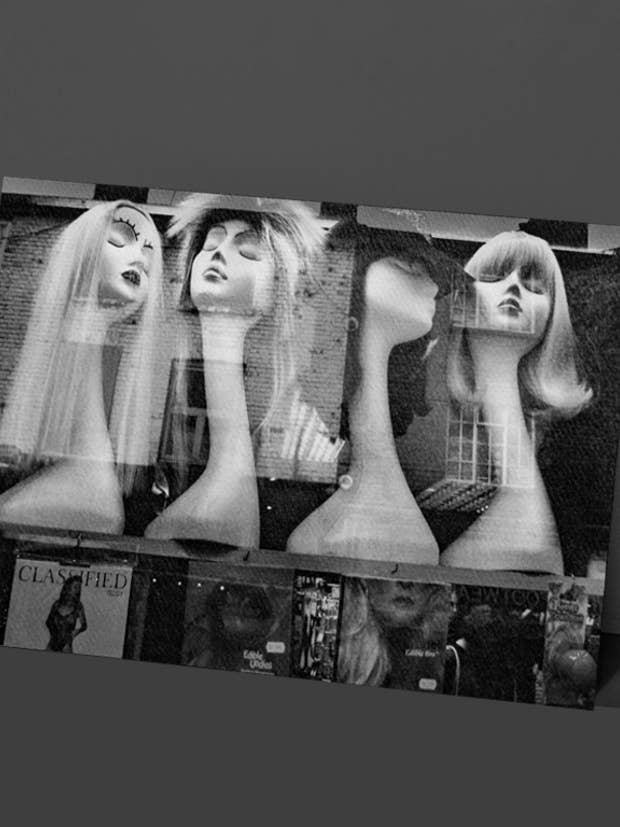 London / Faces in Windows 108-38-2 / Greeting Card for wholesale by Eliot Siegel & The British Art Gallery