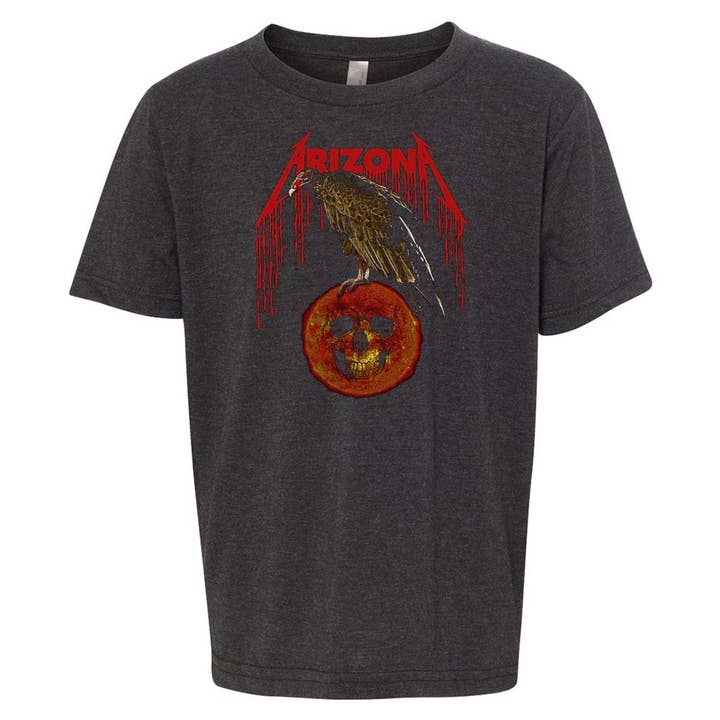 Chemise « Arizona Vulture » pour jeunes (anthracite chiné) pour la vente par Tanline Printing