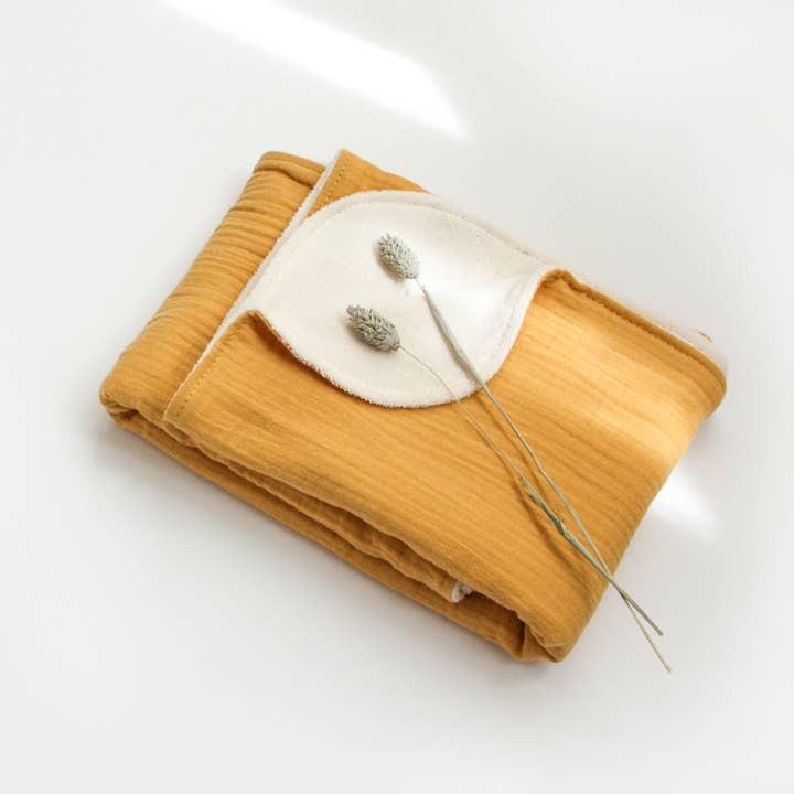 Bibak - Wholesale Swaddle - Baby - Mustard swadd1