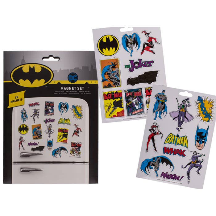 Magnets, Batman - Retro, lot de 19 pour la vente par Out of the blue KG