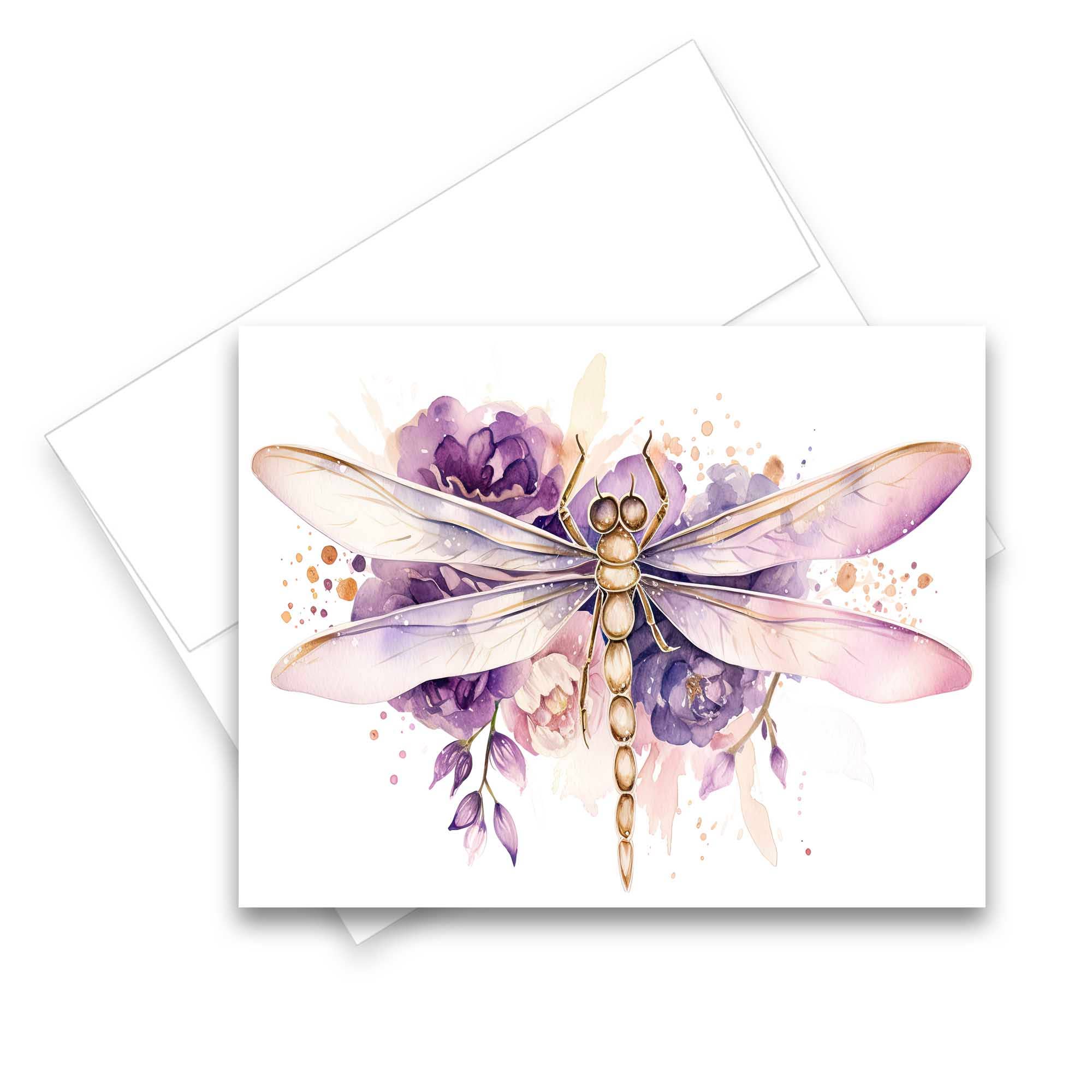 Aria Rae - Wholesale Everyday Greeting Card - Assorted Dragonfly Greeting Cards, Set of 6, All Occasion4