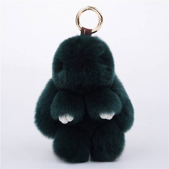 FurDecoration - Wholesale Keychain - Women's - Rex Rabbit Fur Adorable Rabbit Doll Bag Charm Keychain5