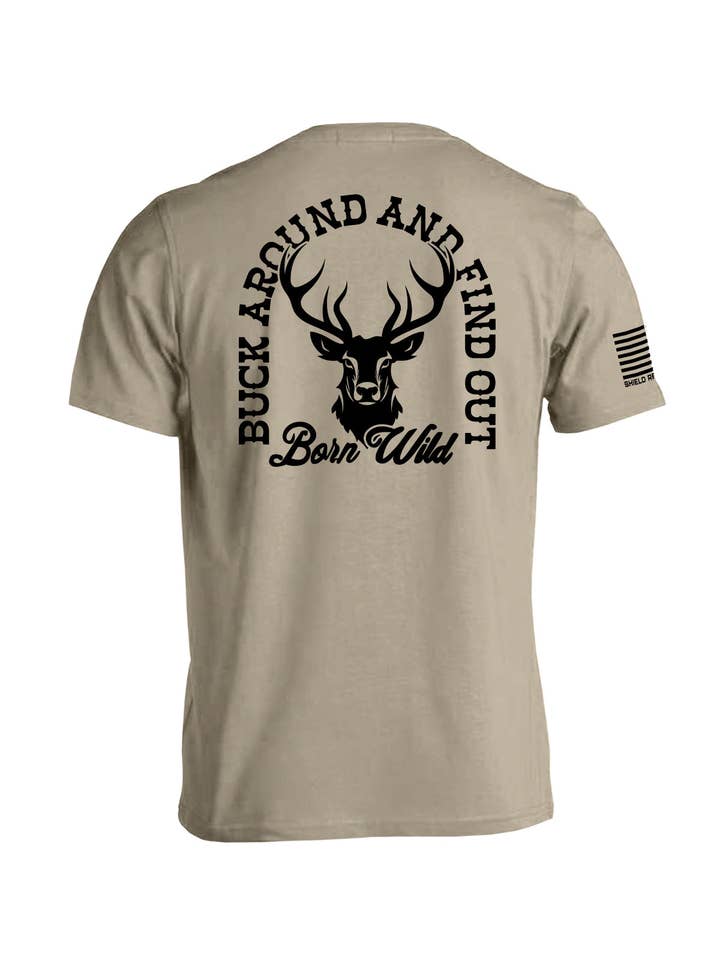 Shield Republic - Wholesale Screen Printed T-Shirt - Men's - Buck Around And Find Out5