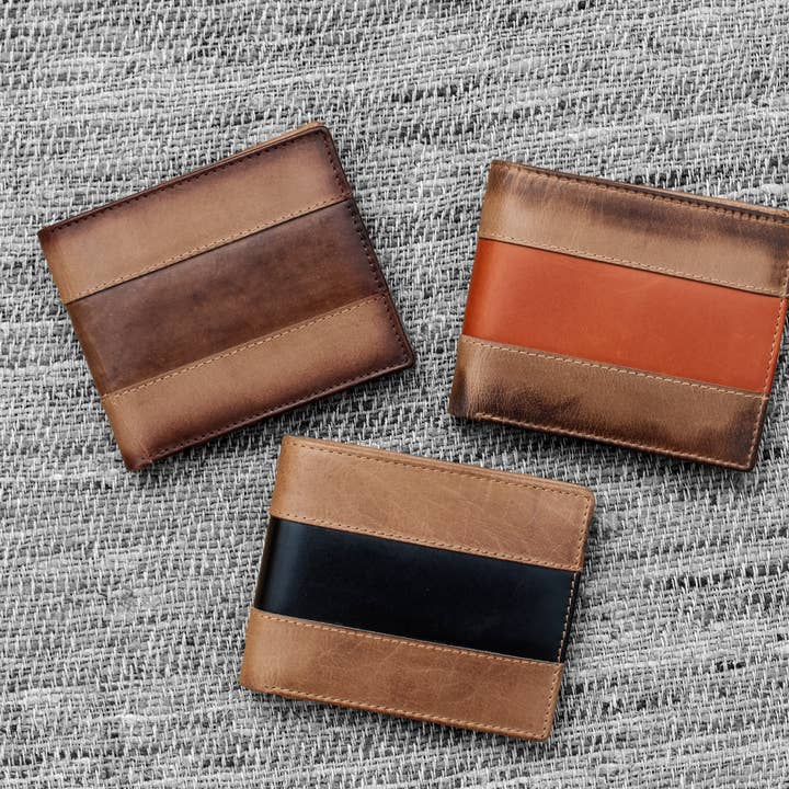PRIMEHIDE - Wholesale Wallet - Men's - Columbia RFID Bifold Leather Wallet - 1113