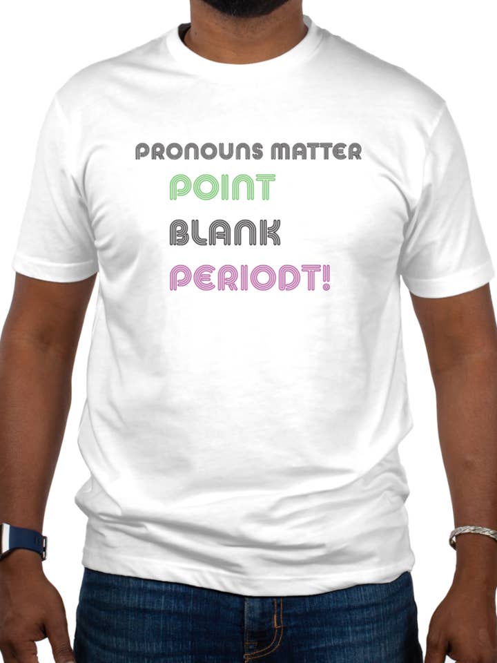 Pronomen Matter T-Shirt für den Großhandel von BoiPKG