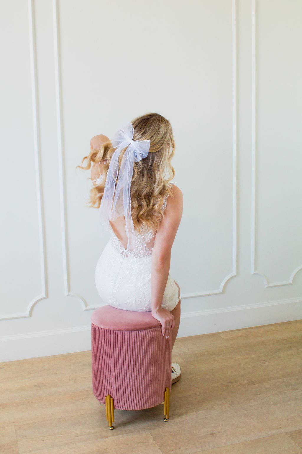 Shop Andi - Wholesale Hair Bow - Women's - Tilly Sheer Fabric Hair Bow1