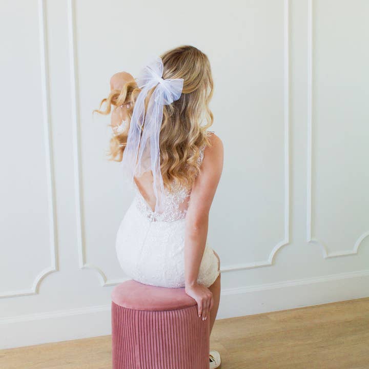 Shop Andi - Wholesale Hair Bow - Women's - Tilly Sheer Fabric Hair Bow1