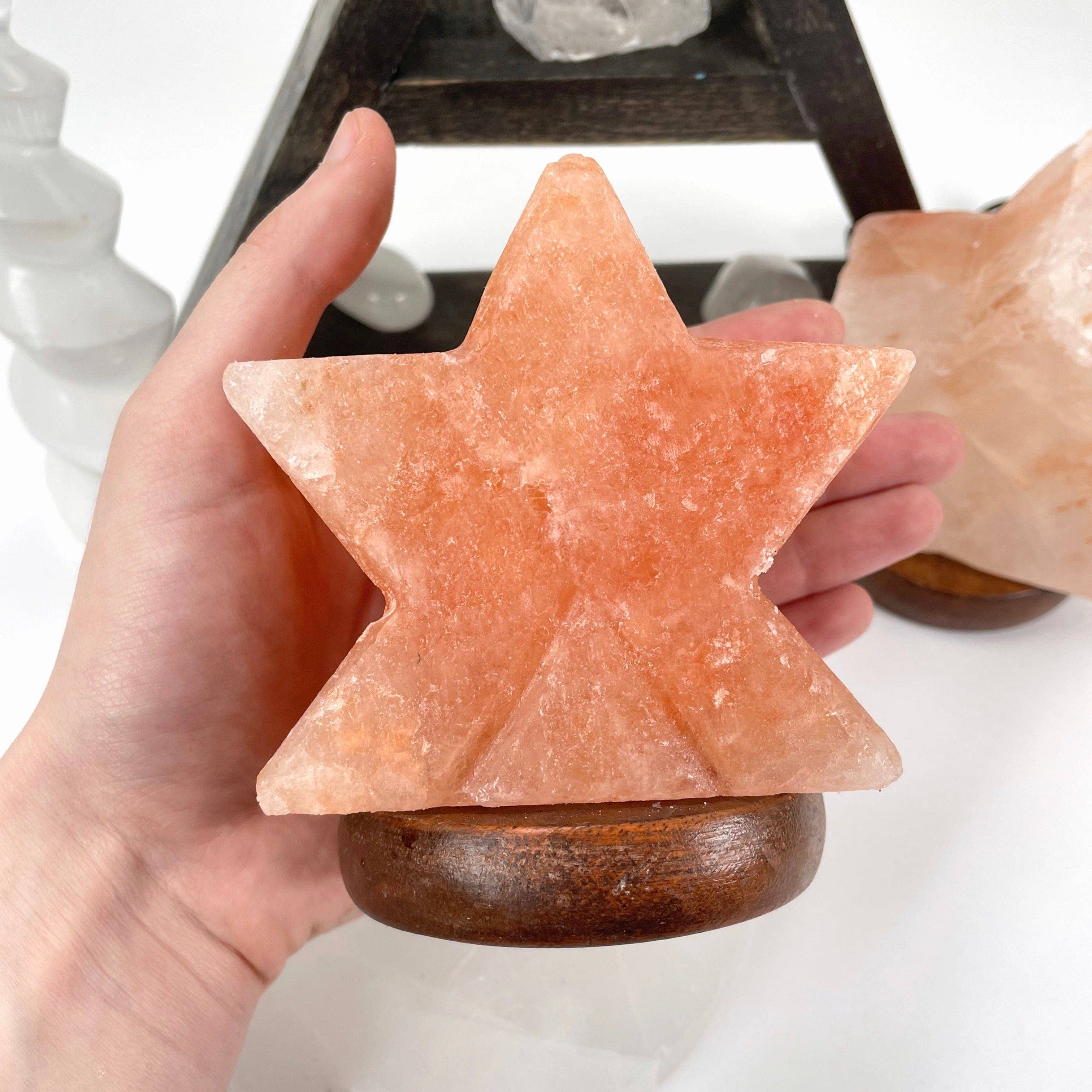Rock Paradise - Wholesale Salt Lamp - Crystal Himalayan Salt Lamp - Orange Star3