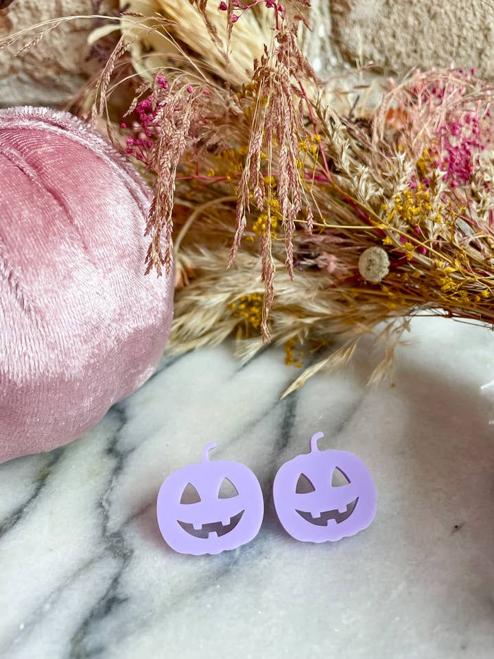Pumpkin Earrings for wholesale by Glamfetti