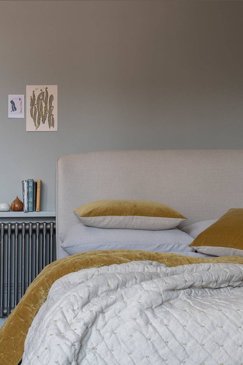 Niki Jones - Vente Coussin lombaire - Housse de coussin rectangulaire en lin velours14