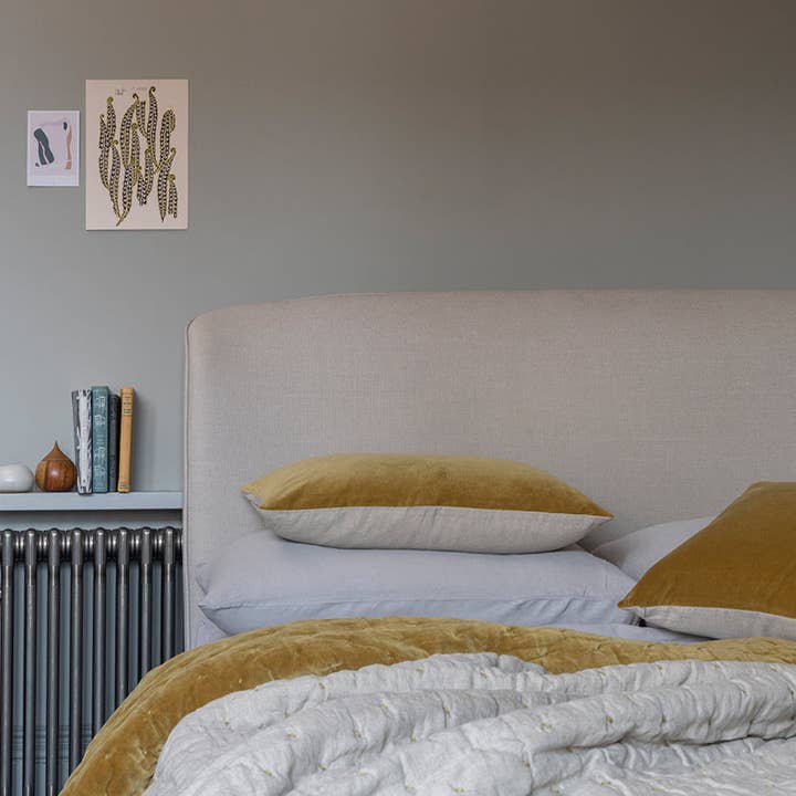 Niki Jones – wholesale Lumbar pillow – Velvet Linen Square Cushion Cover18