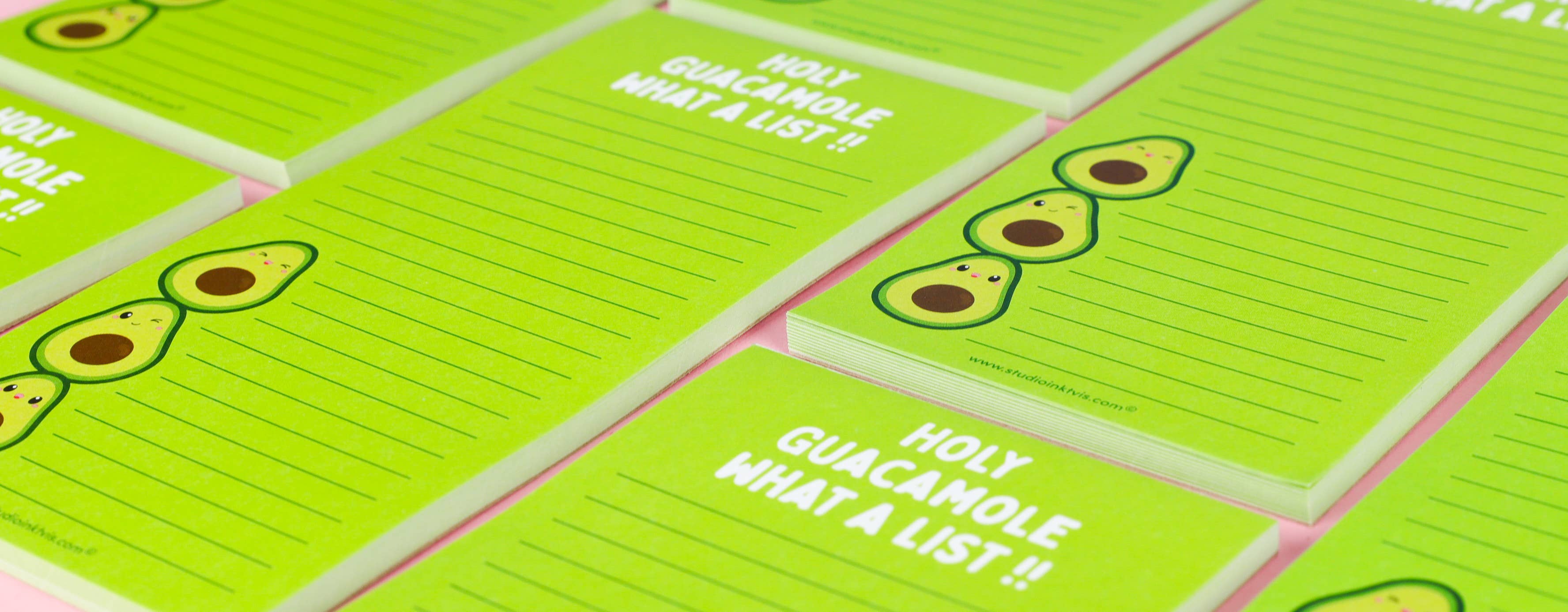 Studio Inktvis - Venta al por mayor Libretas - Bloc de notas Avocado Holy Guacamole ¡qué lista!5