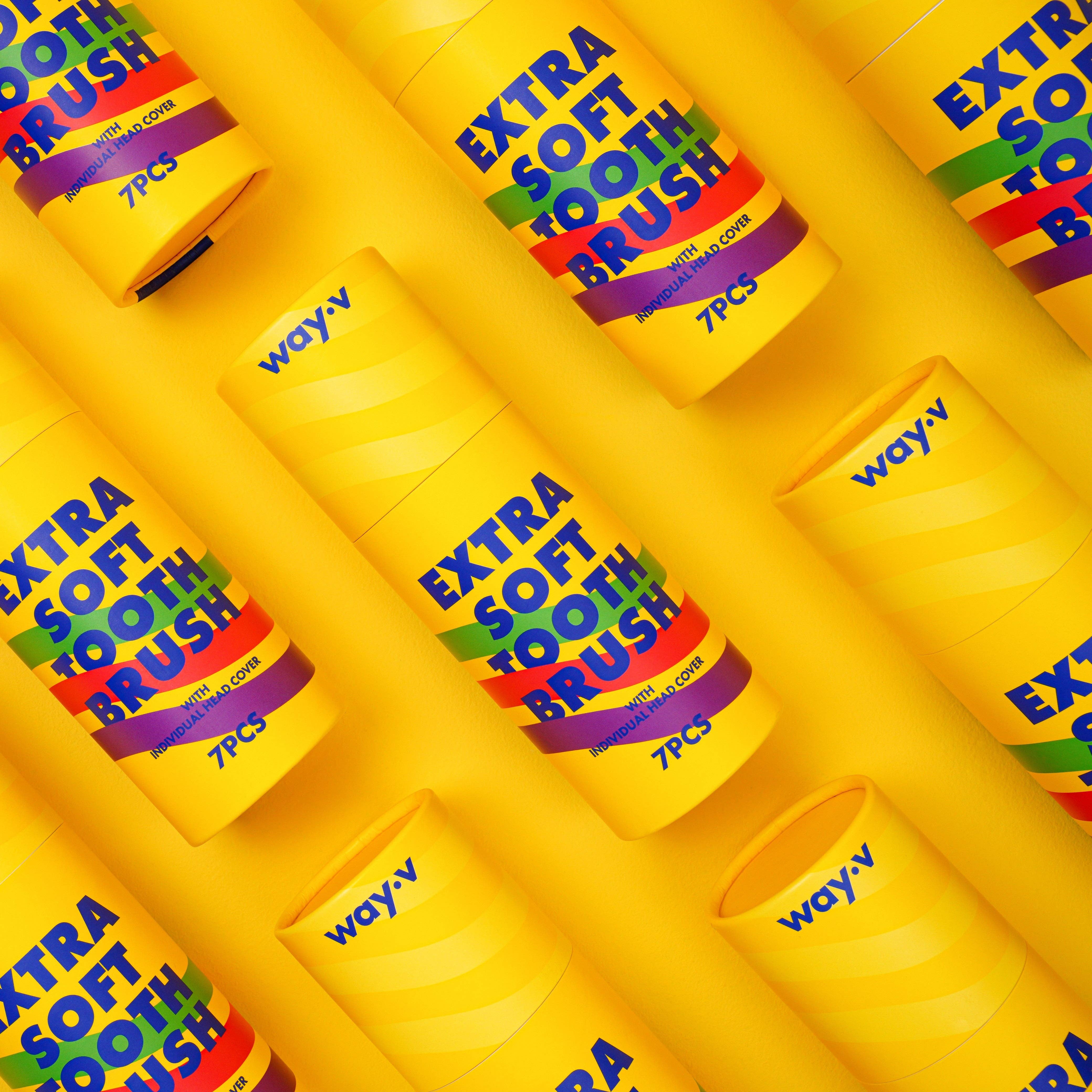 WAY.V - Wholesale Toothbrush - WAY.V Extra Soft Toothbrush for Sensitive Gums and Teeth - 7pcs9