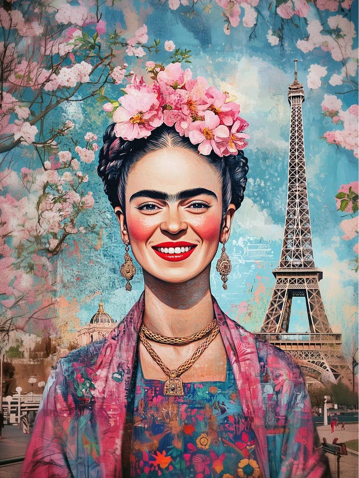 Frida Kahlo: Paris | Card Fripperies for wholesale by Fripperies