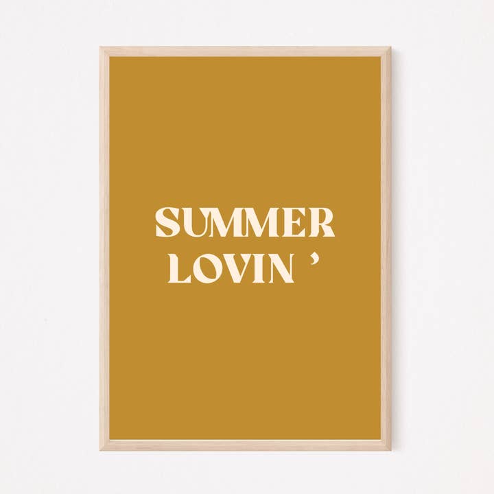 Summer Lovin’ Print for wholesale by Brooklyn Horne Art