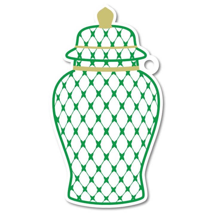 ÉTIQUETTES CADEAUX POT À GINGEMBRE CHANCEUX | JOUR DE LA SAINT-PATRICK pour la vente par B. ROWE & CO.