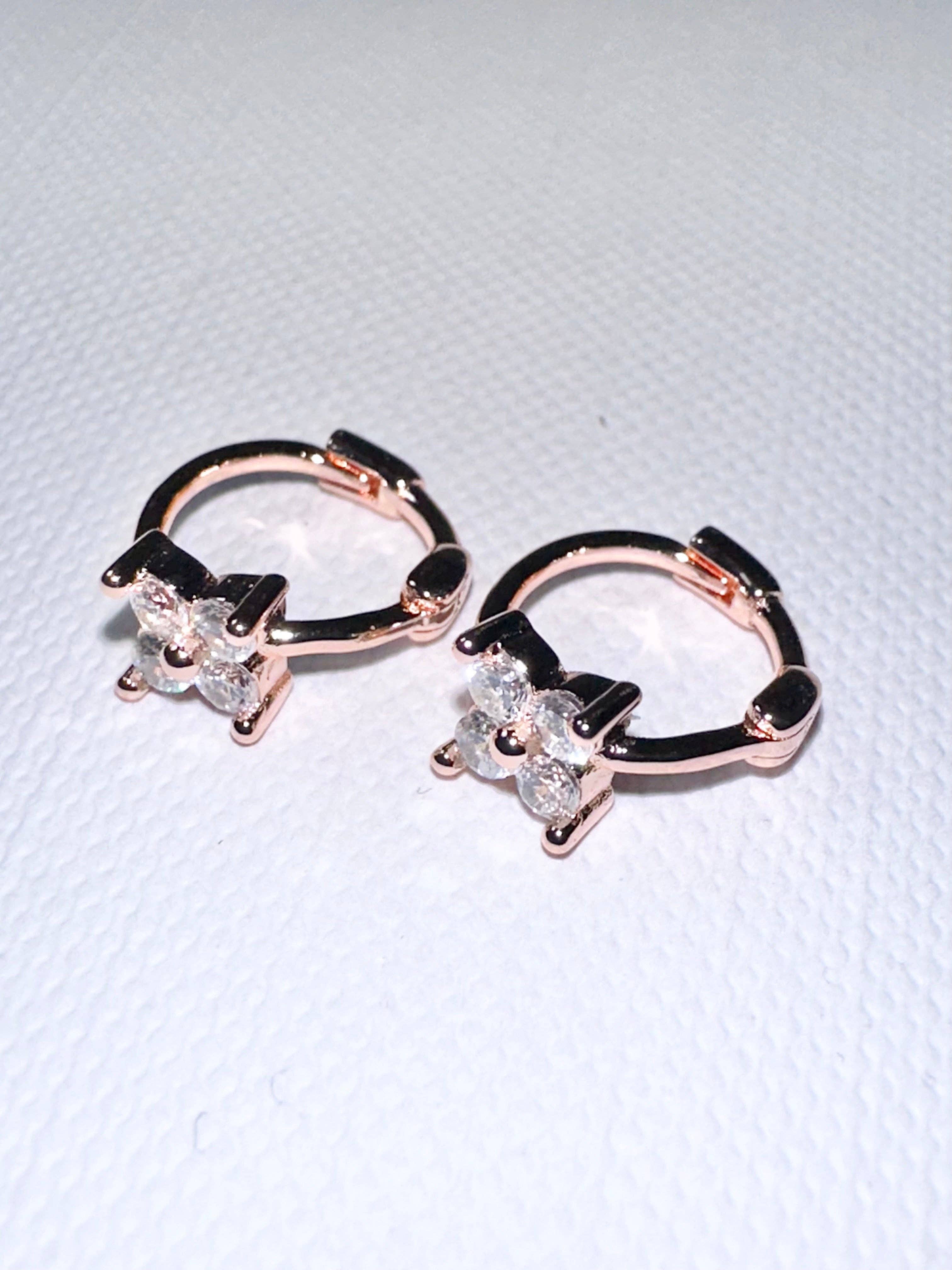 Blush & Co - Wholesale Huggie earrings - Bea Rose Gold Huggies