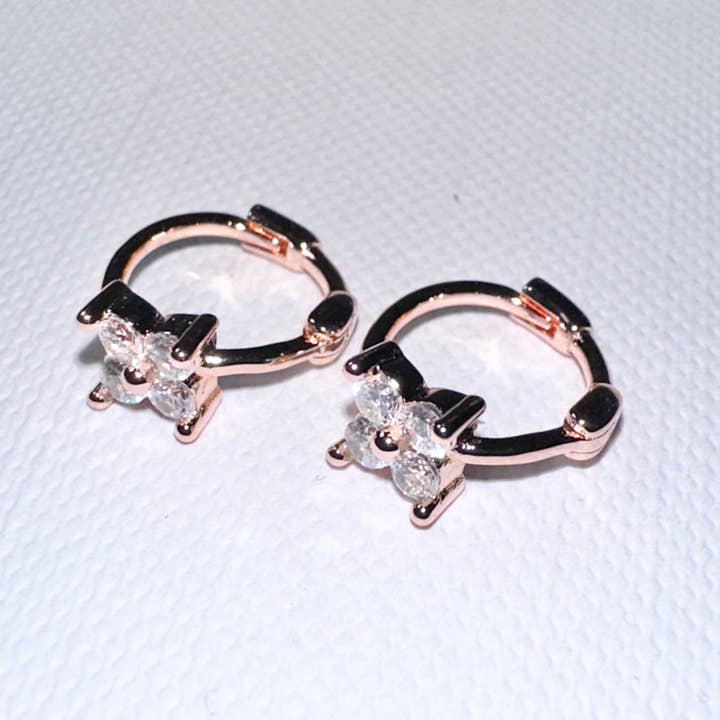 Blush & Co - Wholesale Huggie earrings - Bea Rose Gold Huggies0