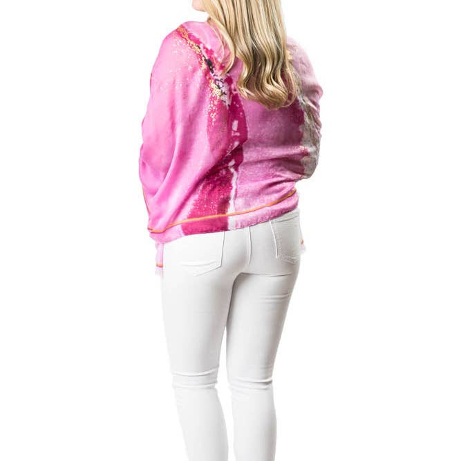 Stephanie Lightweight Layer Every Season PINK Scarf ON SALE for wholesale on Faire2