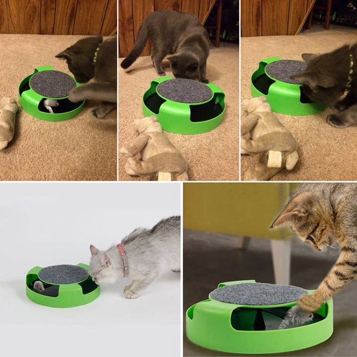 VIGOR - Wholesale Pet Toy - Cat - All cats Interactive Cat Tunnel Toy Moving Mouse Rotating Sm