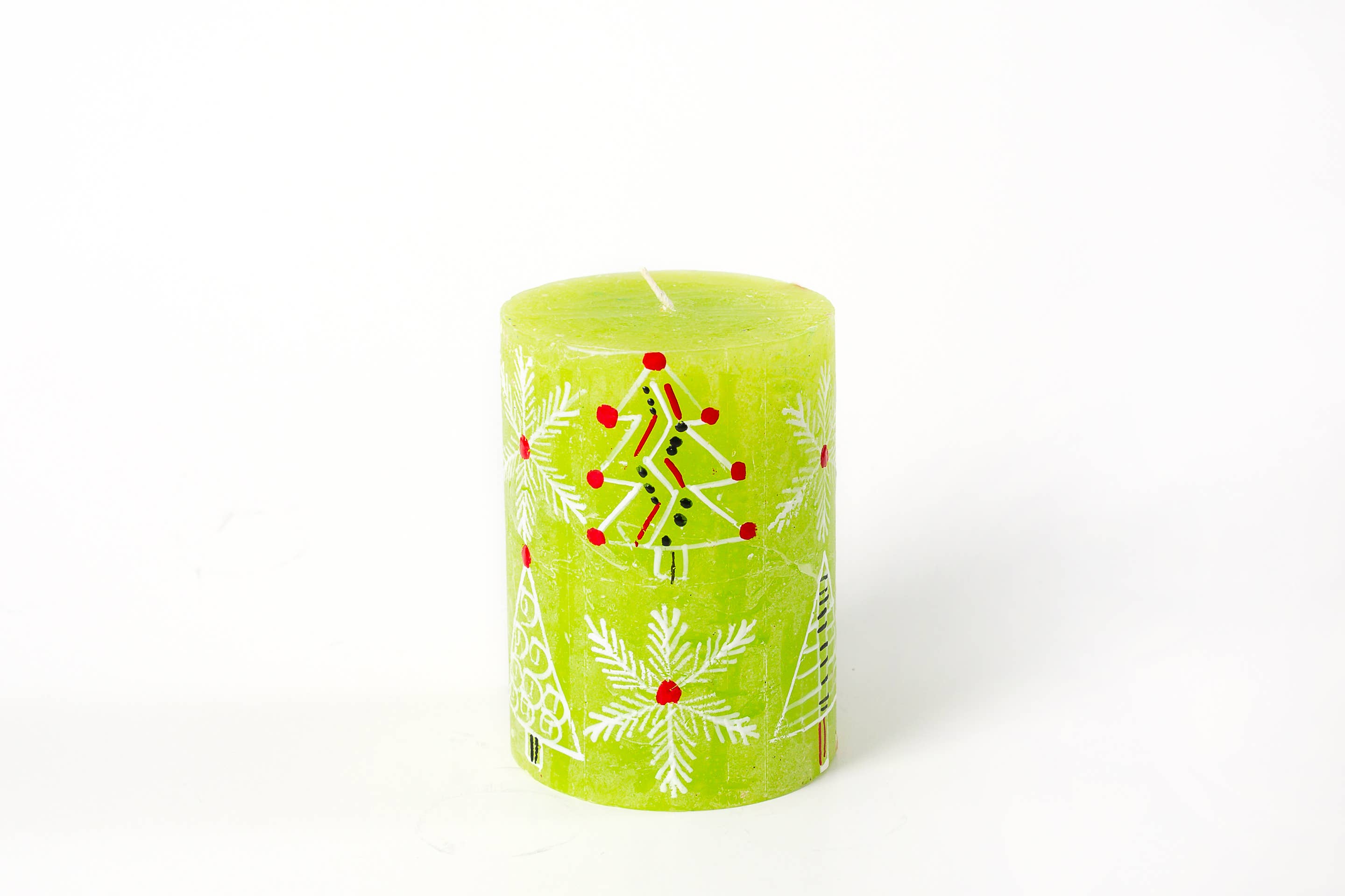 Thumbprint Artifacts – wholesale Tapered candle/candlestick – Whimsy Christmas Candle1