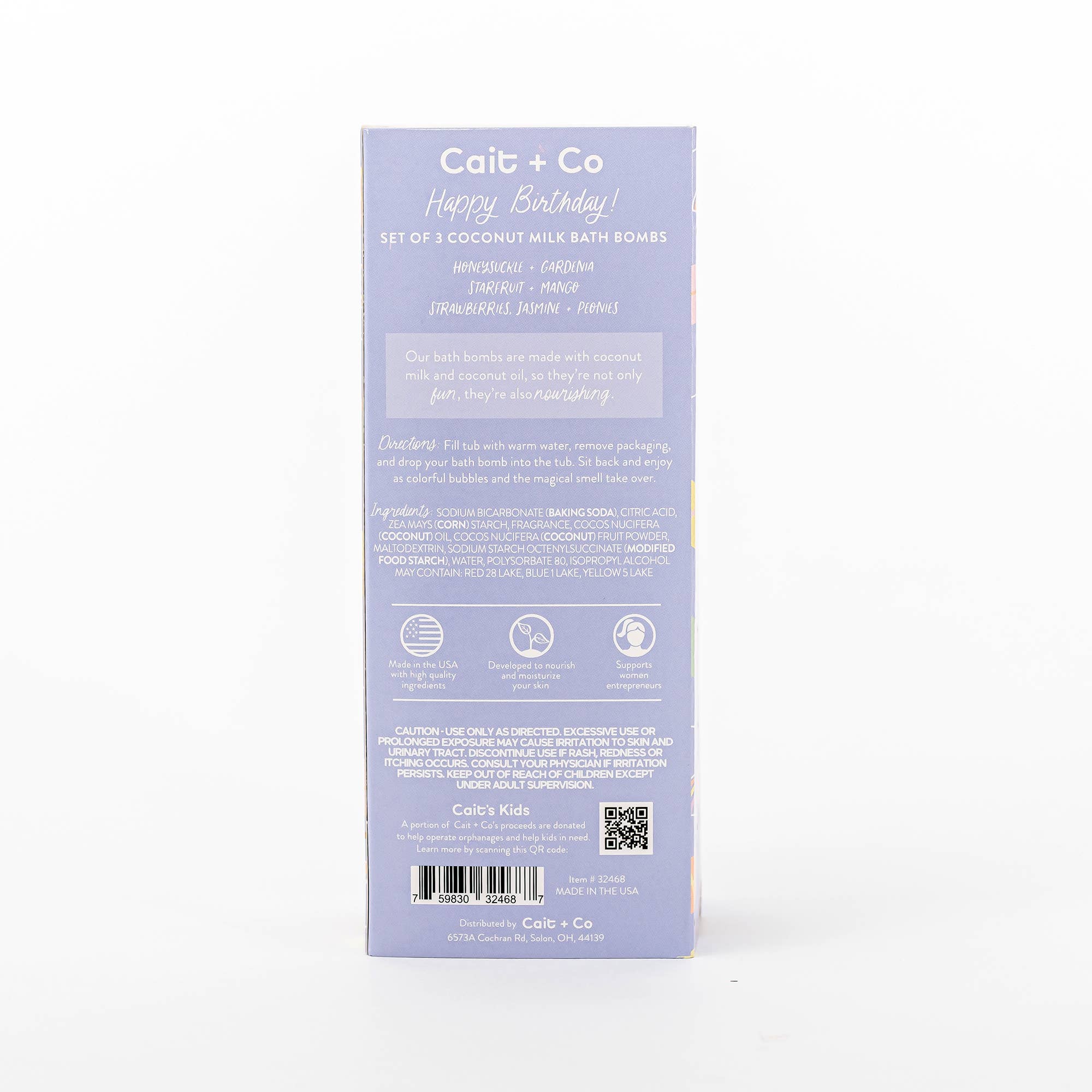 Cait + Co - Wholesale Bath Bomb/Fizz - Happy Birthday Bath Bomb Gift Set3