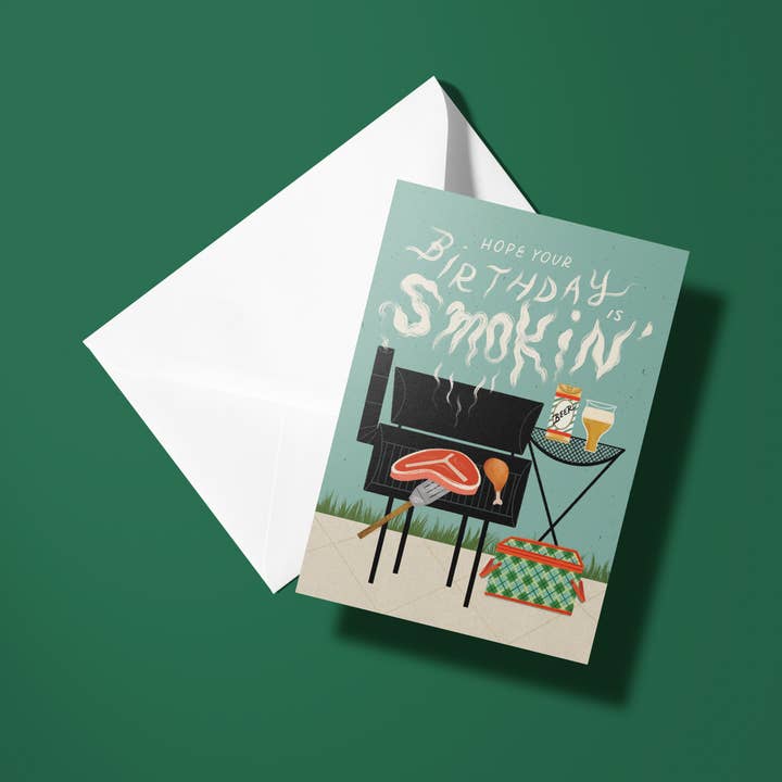 Olive & Company – Engroshandel Fødselsdagskort – Håber din fødselsdag ryger!1