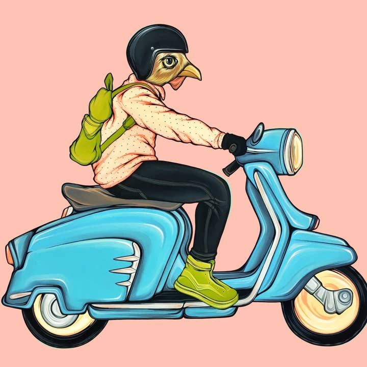 8"x10" Art Print - 52mph for wholesale by Kaitlin Ziesmer