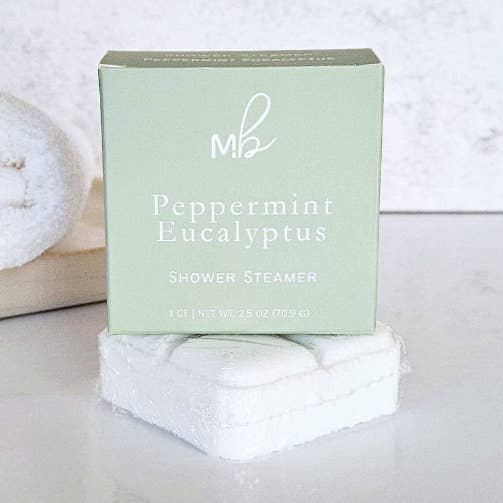 Peppermint Eucalyptus | 2.5oz Mix & Match Shower Steamers for wholesale by Milk + Body