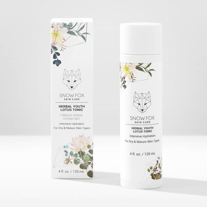 Herbal Youth Lotus Tonic for wholesale by Snow Fox Skincare