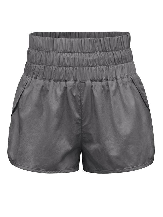 UNISHE - Wholesale Athletic Shorts - Women's - High Waist Elastic Sportswear Running Shorts ZZKF5094