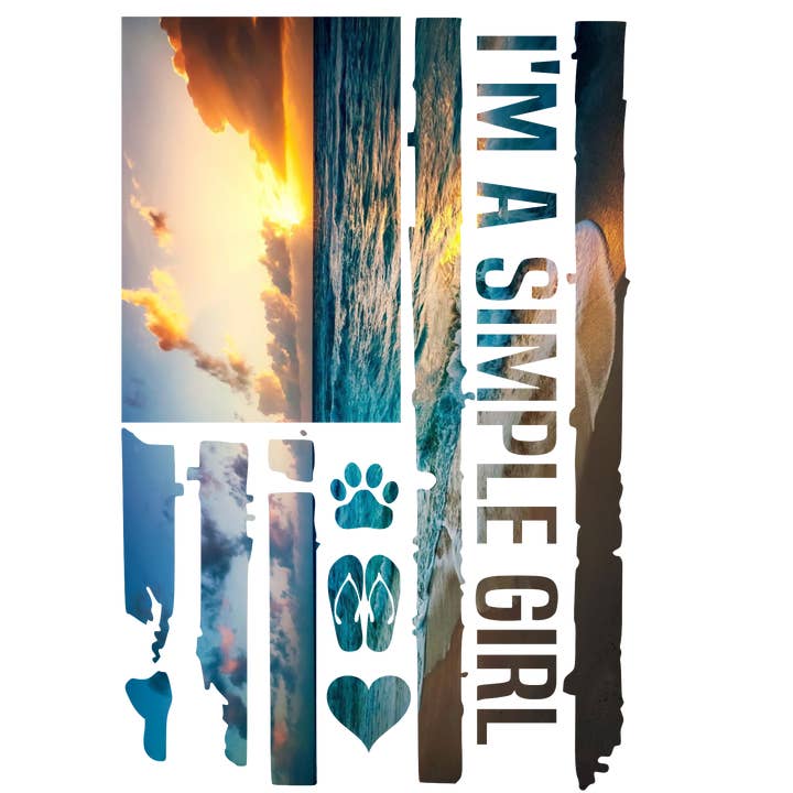 Simple Girl Beach for wholesale by Heart on the Line Designs