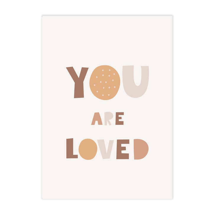Poster for the children's room "You are loved" for wholesale by Farbrausch