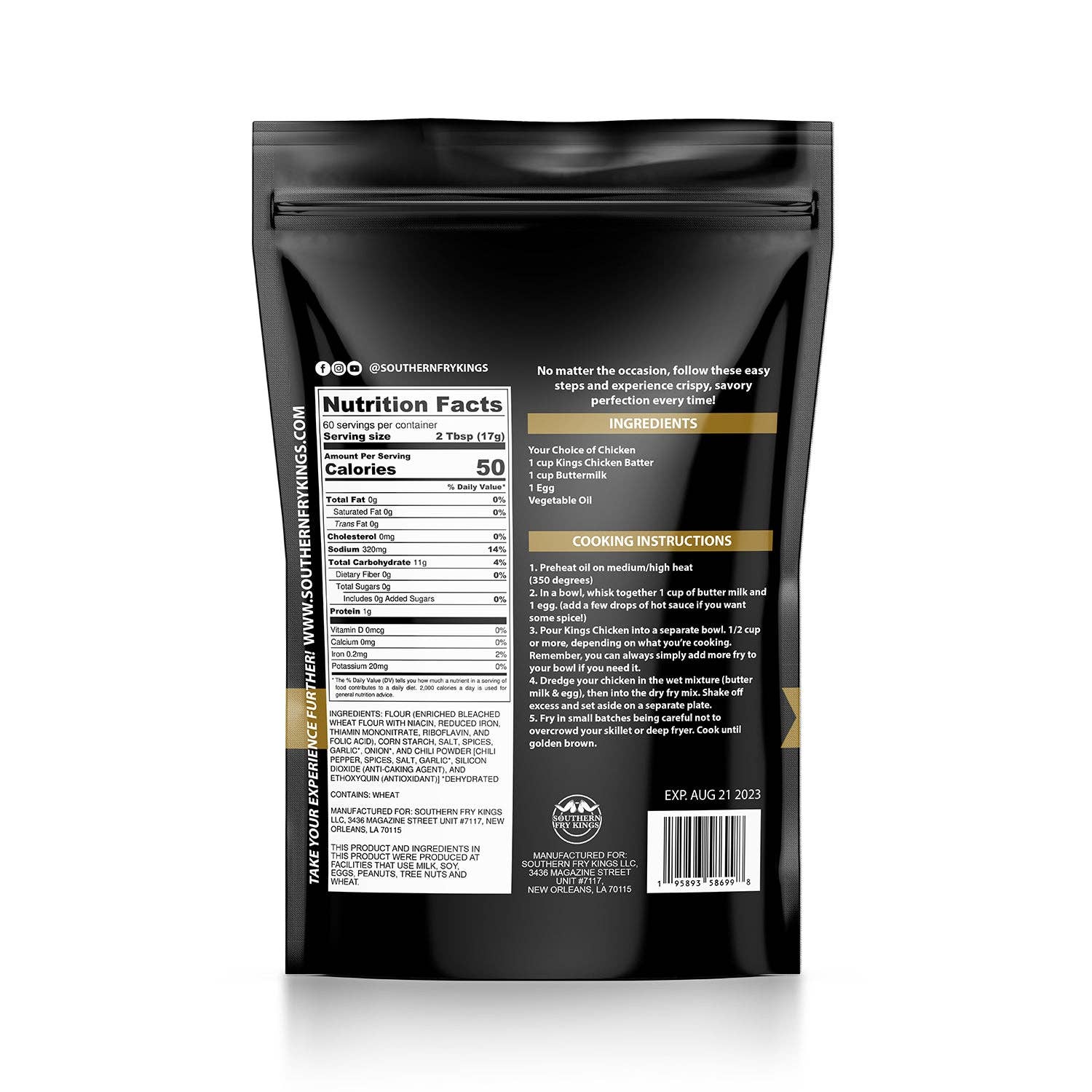 Southern Fry Kings – wholesale Bread mix – Kings Chicken Fry (2.25LBS)1