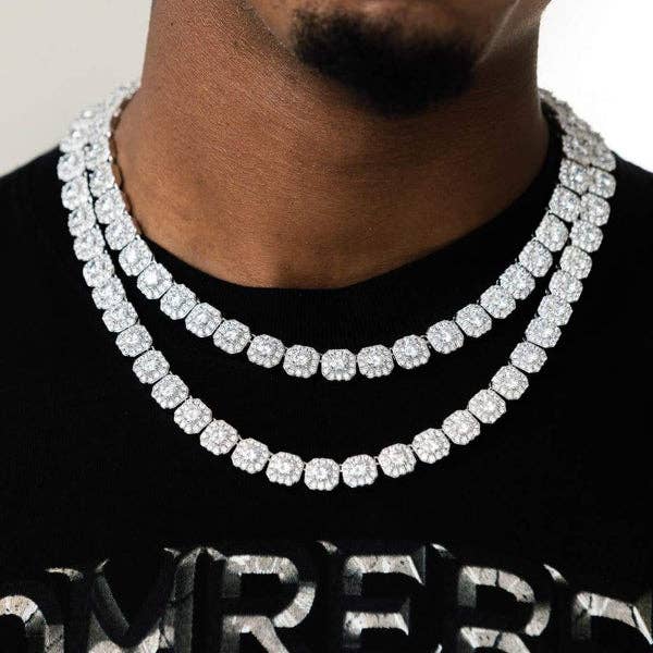 Royal Drip - Wholesale Link & Chain Necklace - Diamond Drip 10 mm Chain3