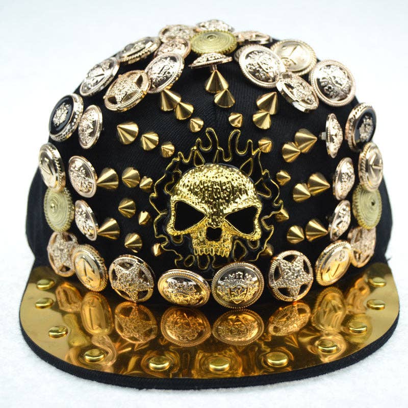 Red Skull Coins Hiphop Cap C0275 for wholesale on Faire5
