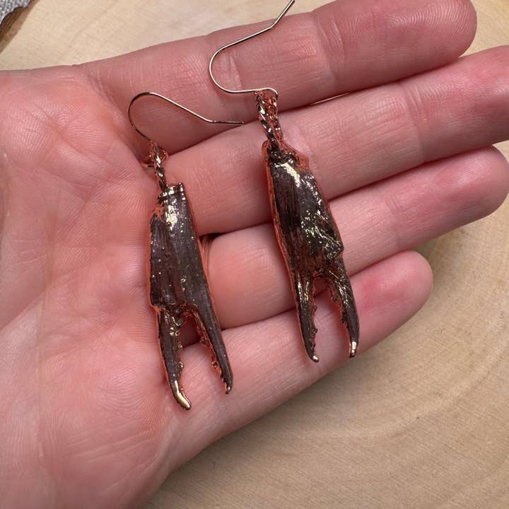Copper Ashes - Wholesale Dangle Earrings - Crab Claw Earrings1