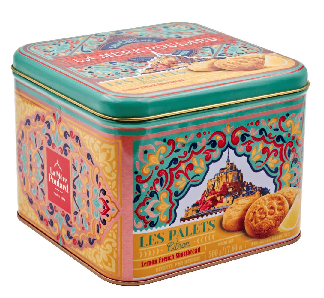 Biscuiterie La Mère Poulard - Wholesale Cookie - MYTHICAL BOX LEMON DISCS 500G