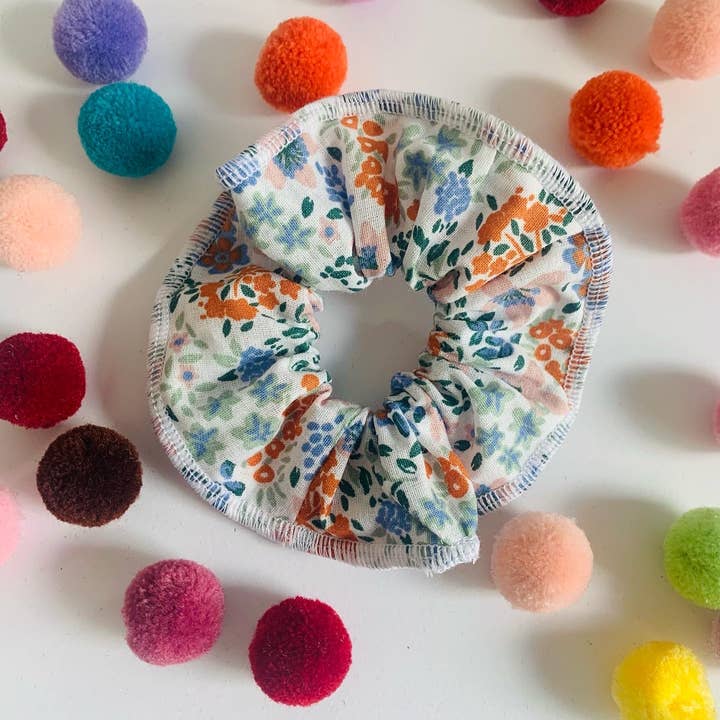 Les Choupettes - Wholesale Haaraccessoireset - Dames - Scrunchie van katoen en dubbele gaze voor meisjes en vrouwen2