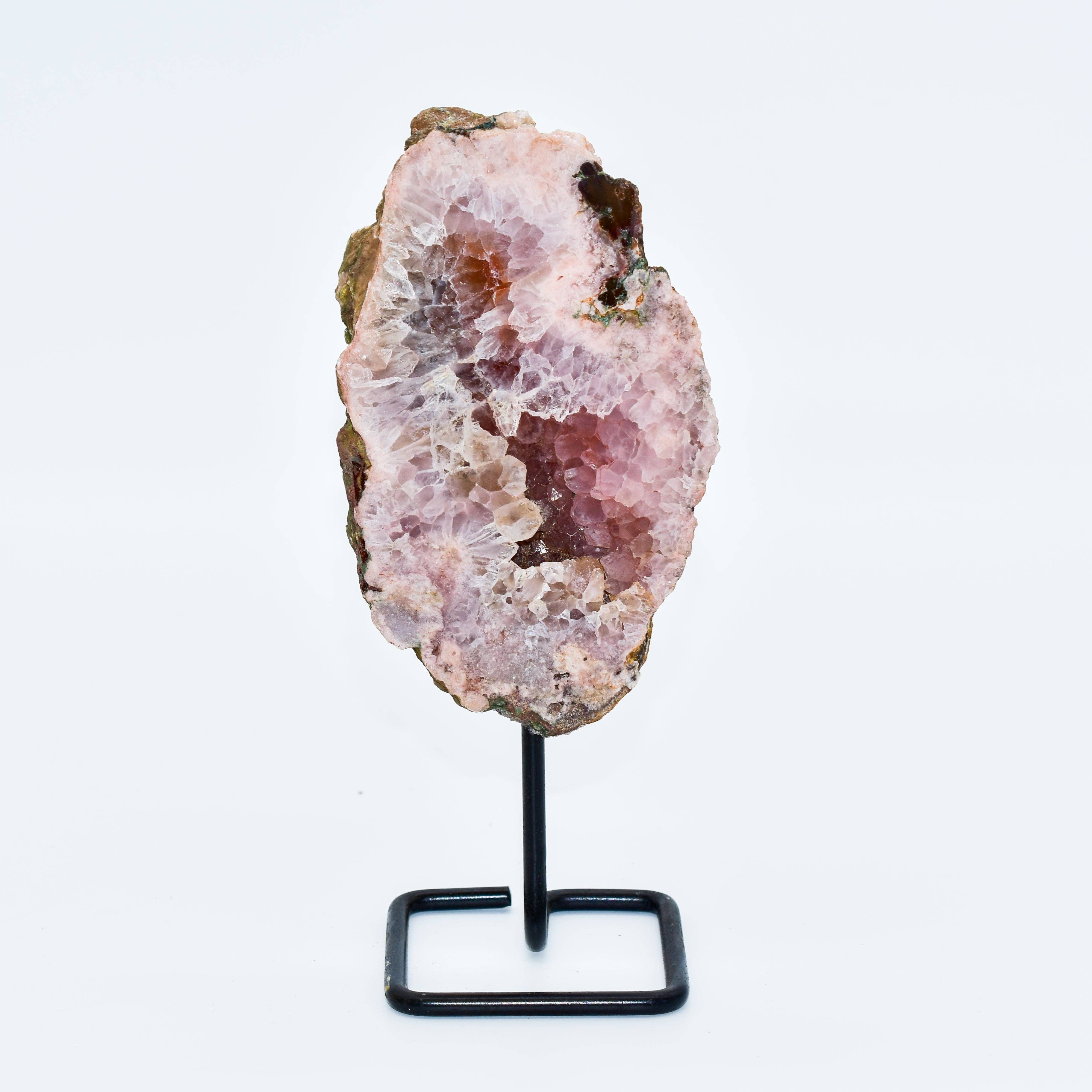 Whyte Quartz - Wholesale Spiritual Stone/Crystal - Pink Amethyst on Stand5