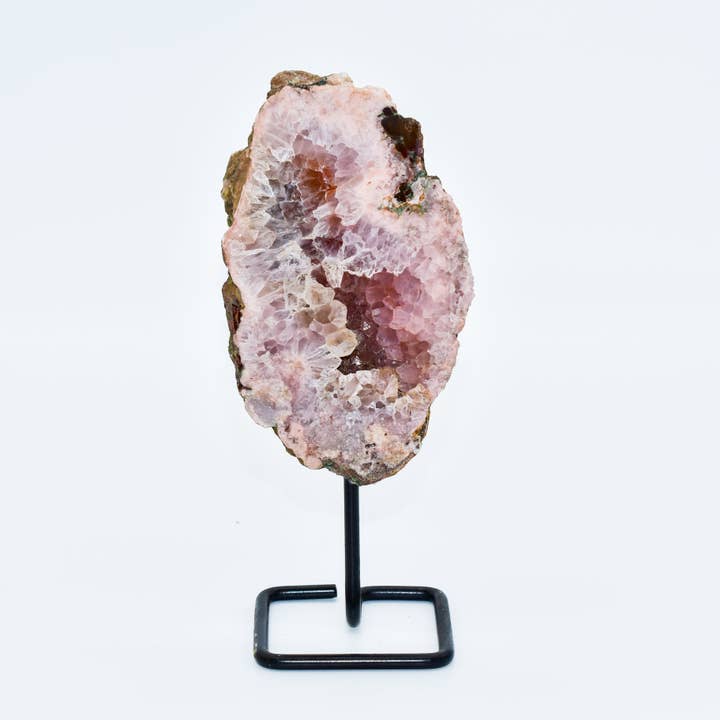 Whyte Quartz - Wholesale Spiritual Stone/Crystal - Pink Amethyst on Stand5