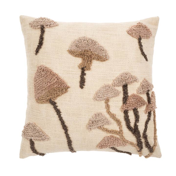 20x20 Mushroom Meadow Pillow for wholesale by INDABA HOME