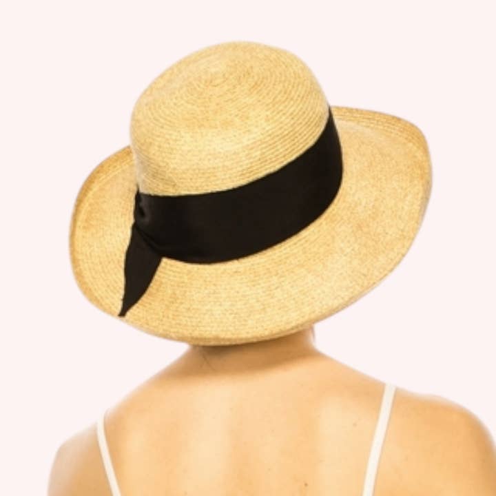 Queens INC - Wholesale Straw Hat - Women's - Fine Paper Braid Kettle Hat – Packable & Elegant Sun Hat