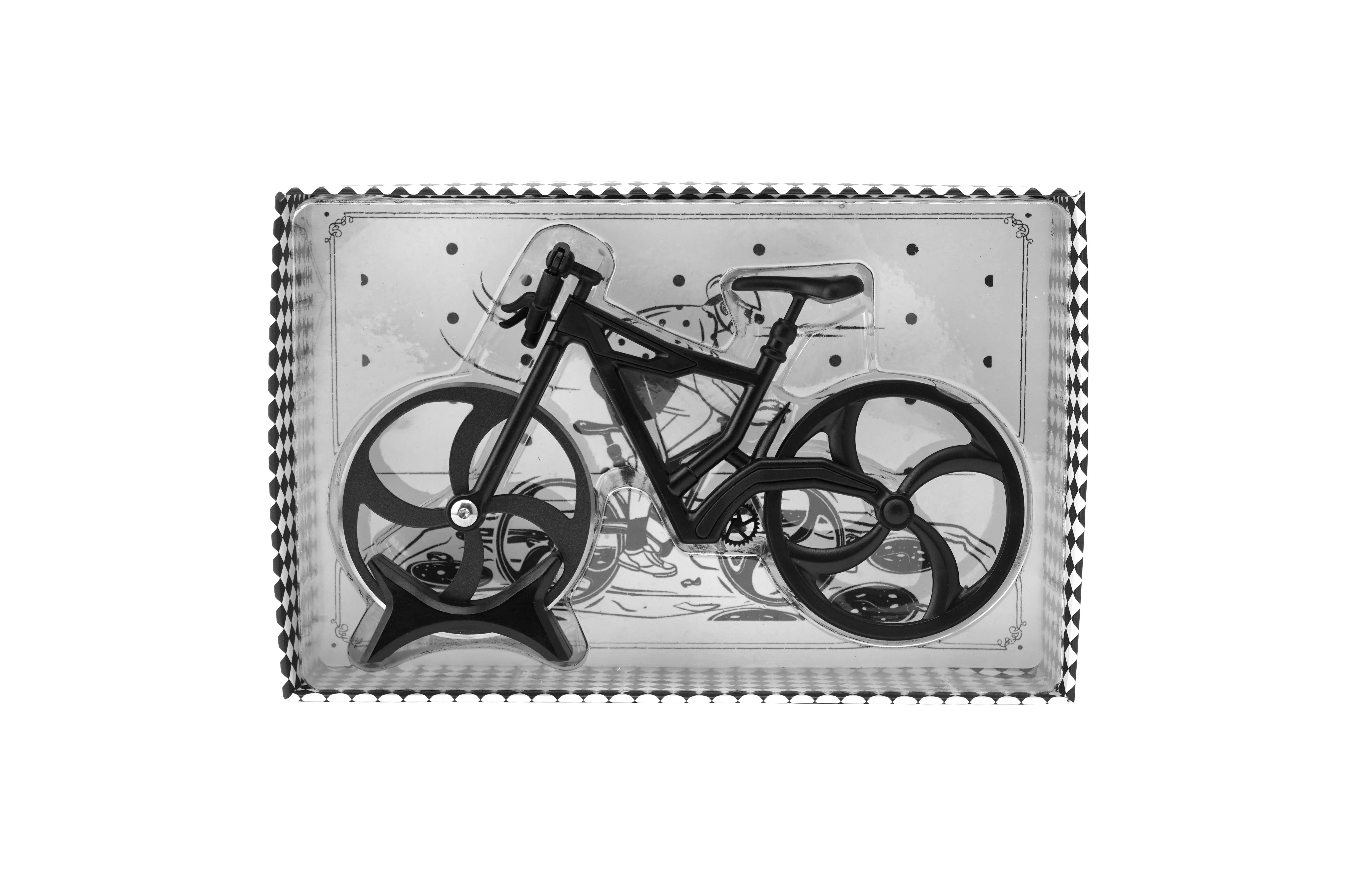 CGB Giftware - Wholesale Pizza Wheel - Dapper Chap 'King Of The Pizza' Bike Pizza Cutter5