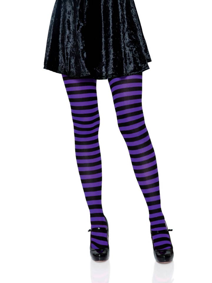Leg Avenue - Wholesale Tights - Women's - Jada Striped Women's Tights