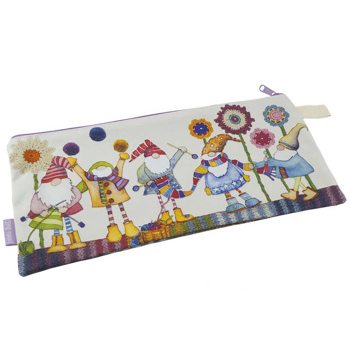 Crafting Gnomes Long Project Bag for wholesale by Emma Ball Ltd