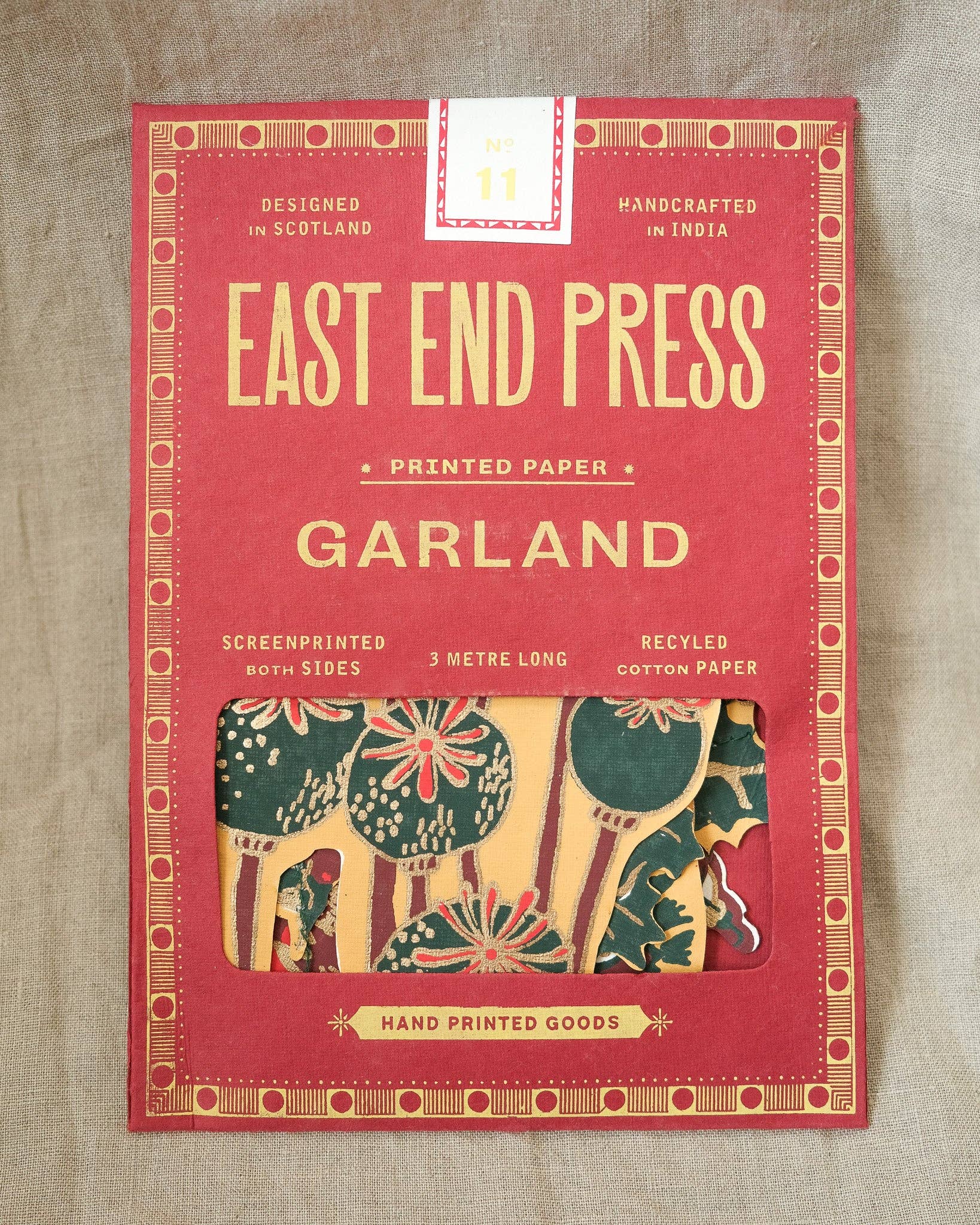 East End Press - Wholesale Bunting/Garland - UK/EU: Hedgerow Sewn Garland7