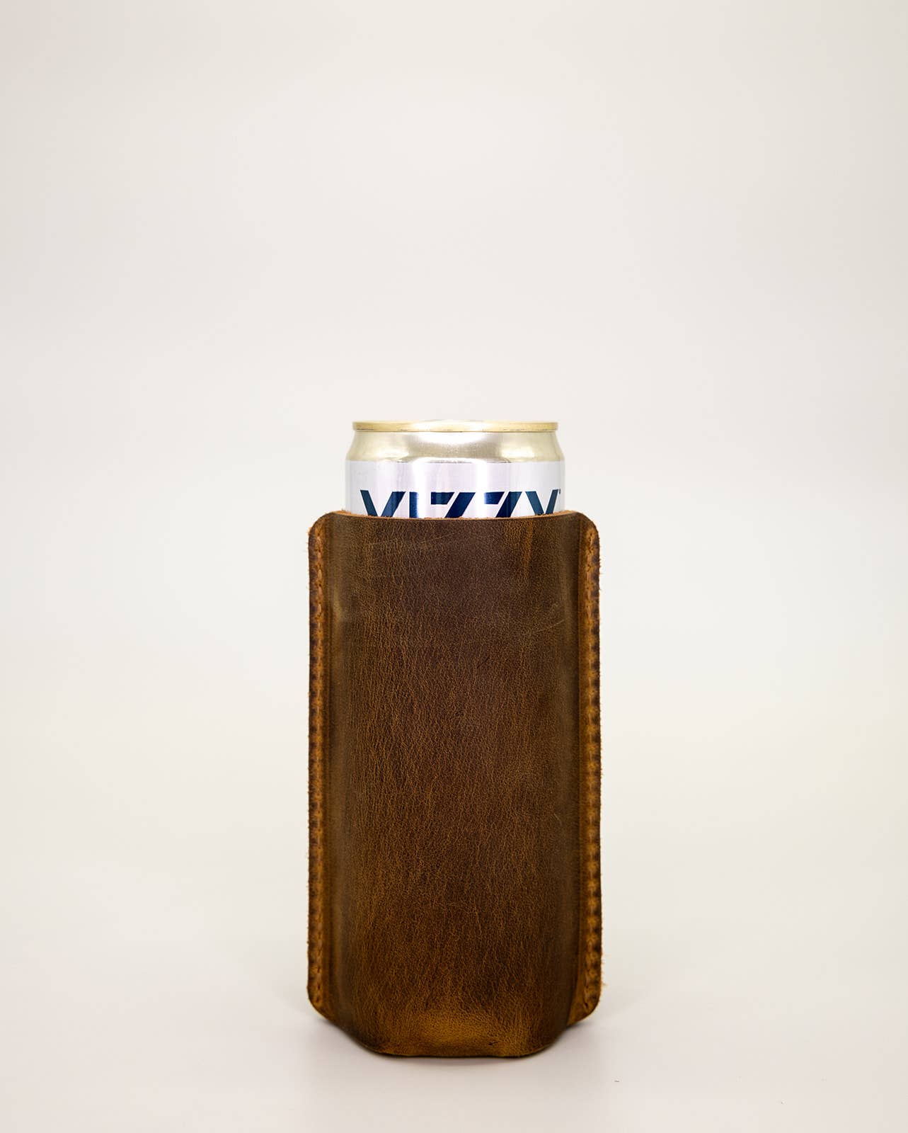 Lindy Leather - Wholesale Drink Huggers & Koozies - Leather Sewn Can Cooler1