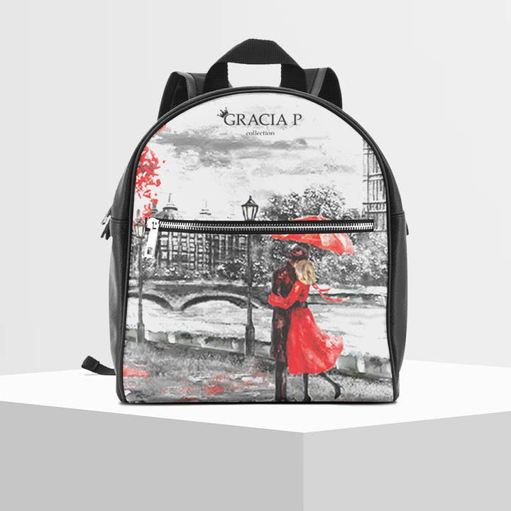 Gracia P Backpack - Backpack - Made in Italy - Vintage London for wholesale by GLOBALSHOP SRL