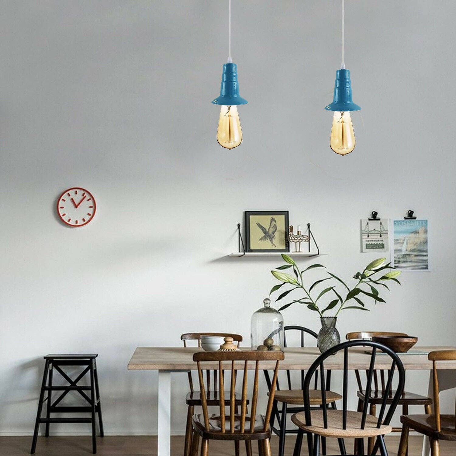 Ledsone – Großhandel Kronleuchter/Hängeleuchte – Hellblaue Deckenleuchte Fit Industrial Pendelleuchte3